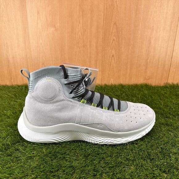 Under Armour Curry 4 FloTro Mod Gray Basketball Shoes 3024861-102 Men\'s Size 13 main image 6
